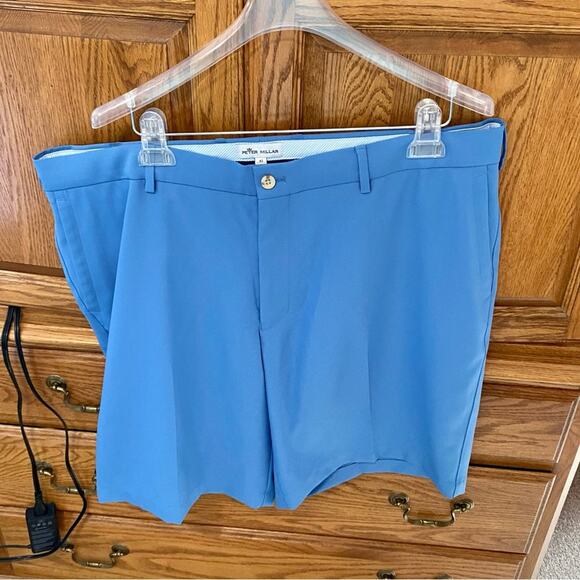 Peter Millar Stealth Performance Shorts Light Blue Size 42 Sold Out Online - Picture 5 of 12